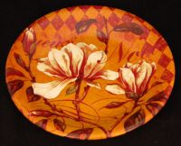 Elizabeth Brownd FLEUR NOEL Floral Plate CIC